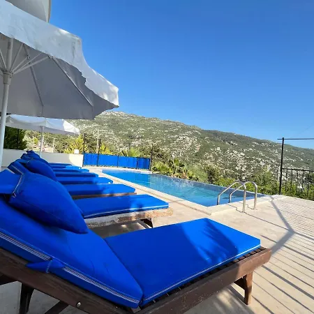 With Large Pool For 8 People In Kas, Kalkan - Awz 117 فيلة